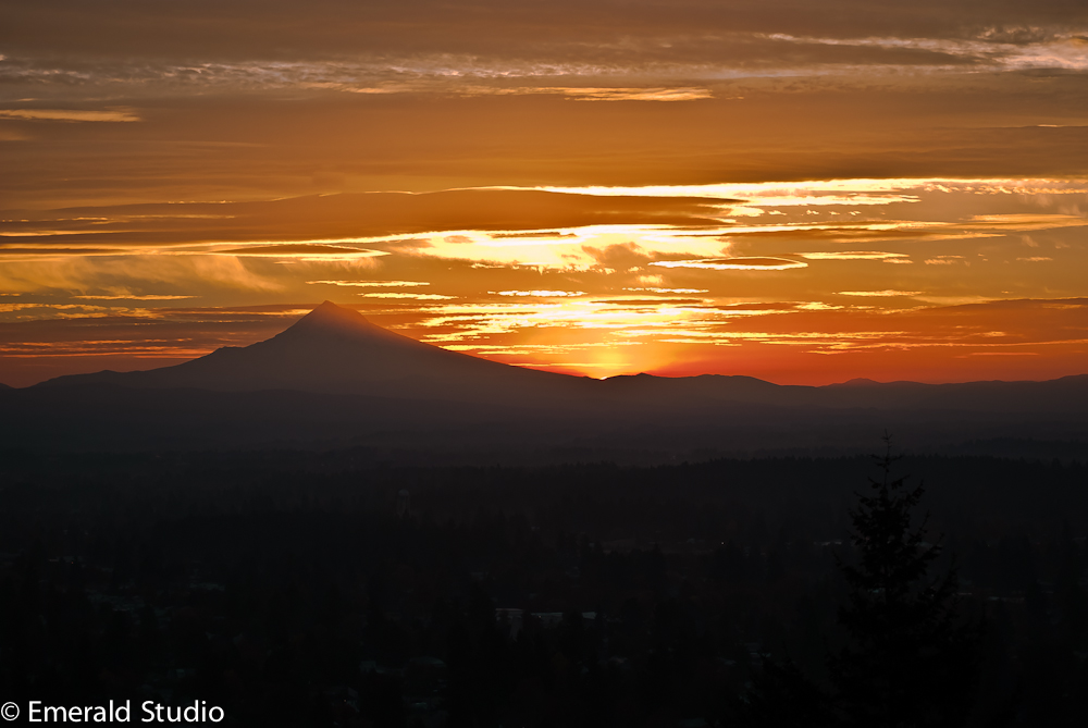Vince Ferguson - 103013-Mt. Hood Sunrise - Digital Image