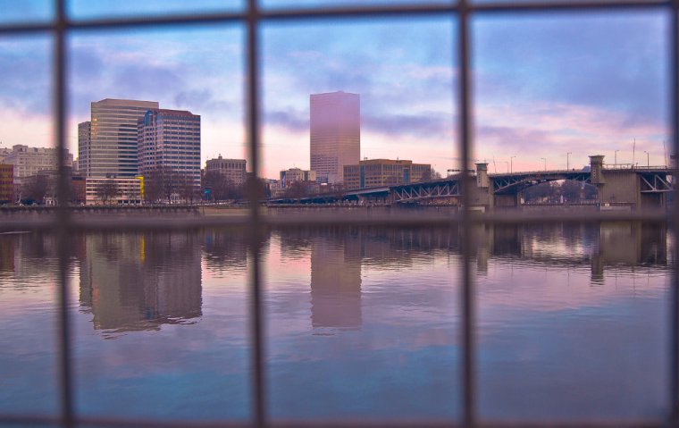 Vince Ferguson - Portland, Oregon Caged - Digital Image