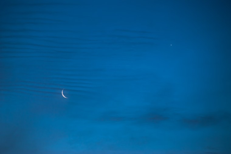 Vince Ferguson - Moon and Venus-02262014 - Digital Image