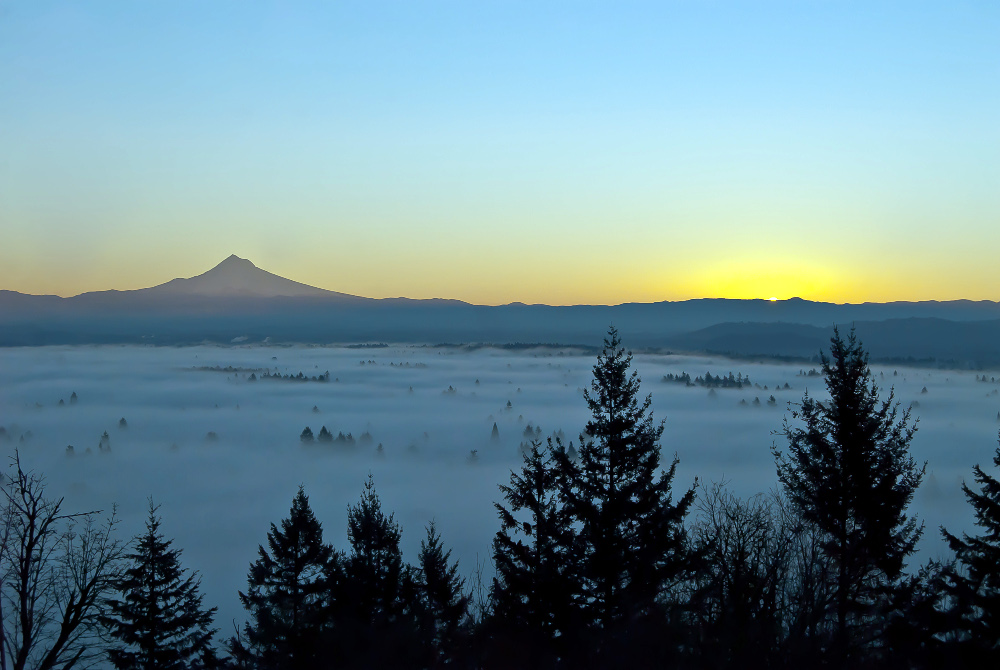 Mount Hood Sunrise January&nbsp;2015